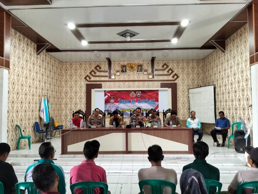 Polres Mesuji Melaksanakan Giat Jumat Curhat