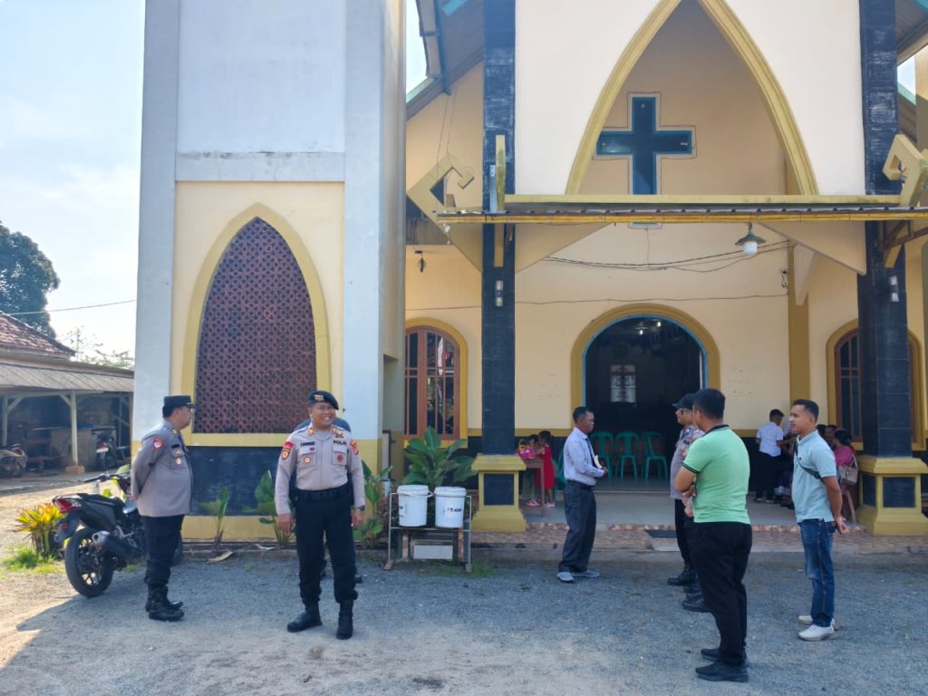 Polres Mesuji menyiagakan Personil Siaga Kompi III saat ahir pekan