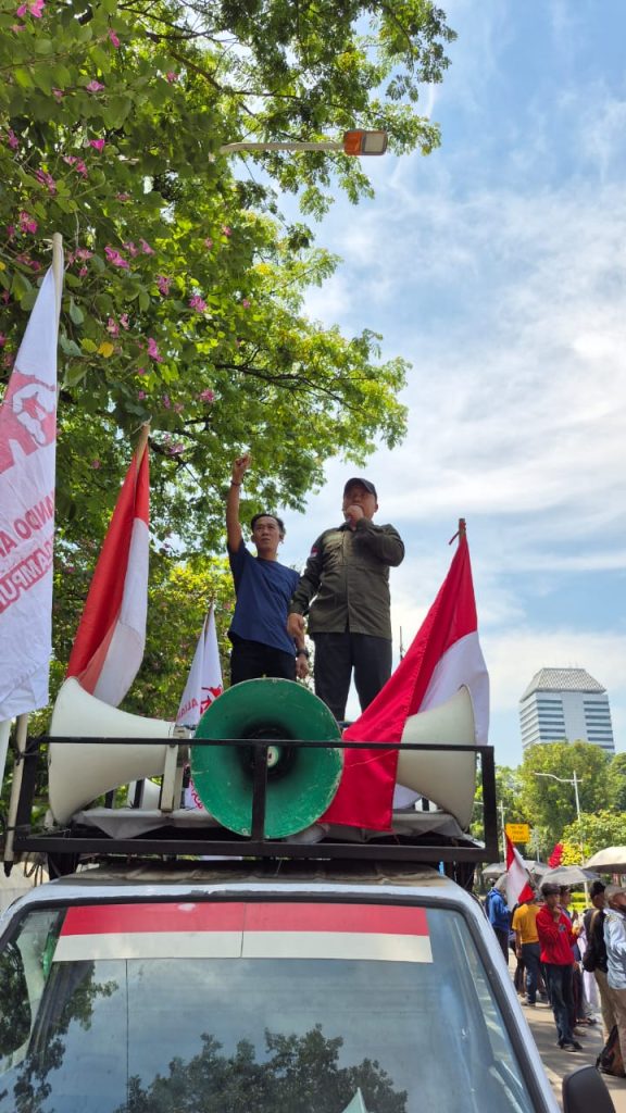 Dari Kementerian hingga Istana, Rakyat Lampung demo dijakarta: Copot Nusron Wahid! Ukur Ulang PT SGC!