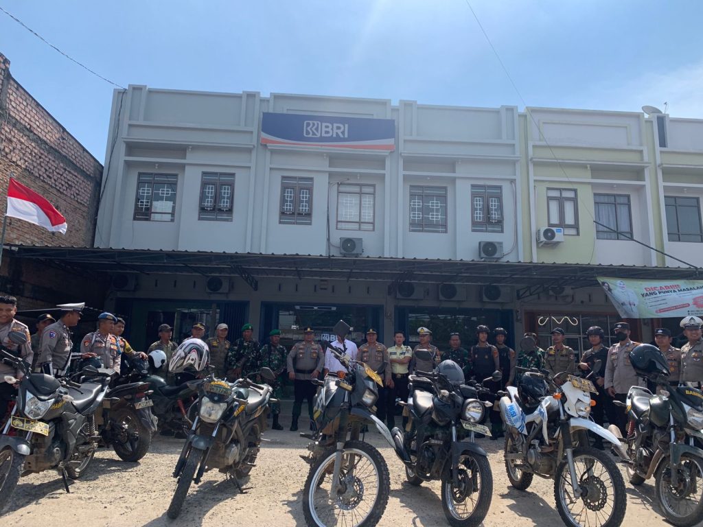 Polres Mesuji Gelar Apel Siaga dan Patroli Gabungan, Amankan Objek Vital Jaga kondusivitas Wilayah