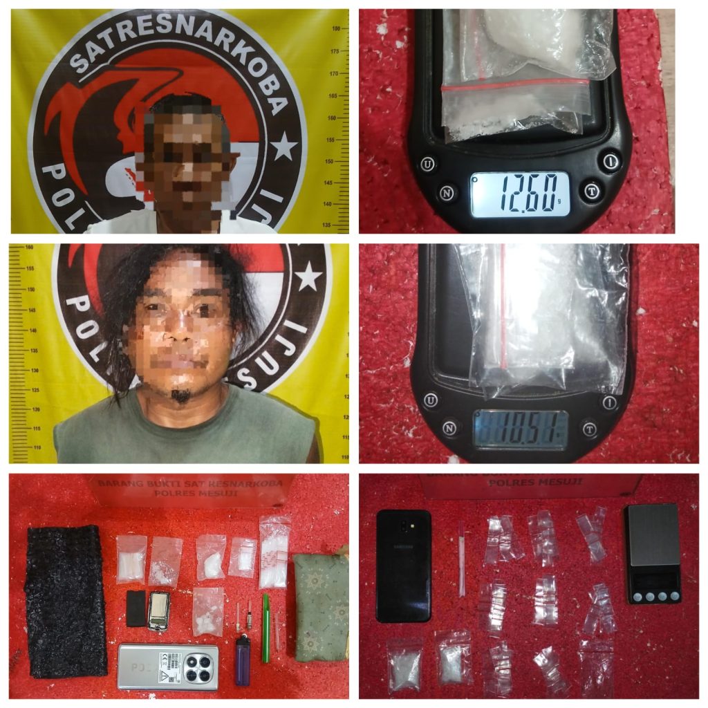 Jajaran Sat Reskrim Narkoba Polres Mesuji berhasil ungkap kasus tindak pidana penyalahgunaan narkoba